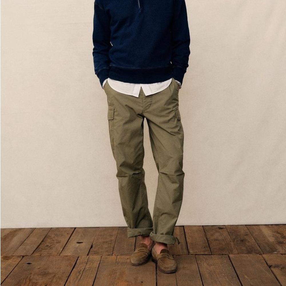 Buck Mason Parachute Poplin Jungle Cargo Pants